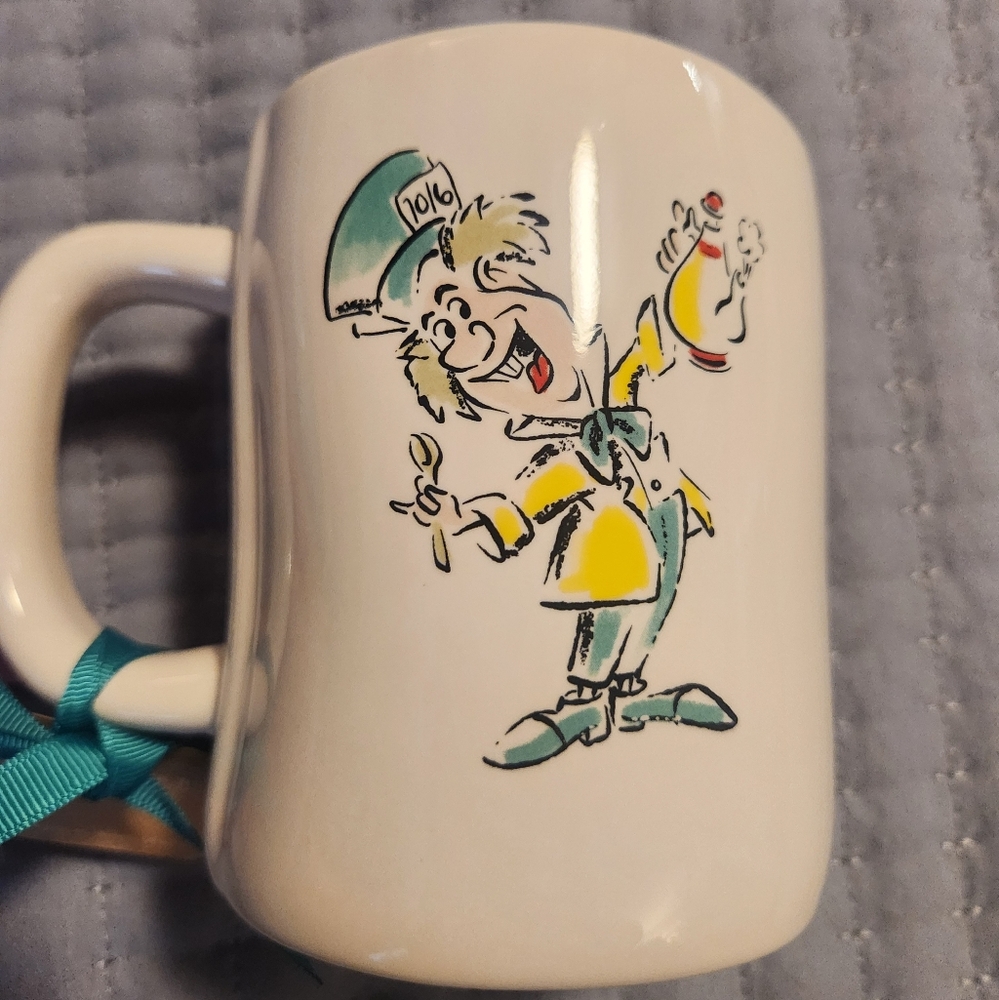 Rae Dunn Disney's Alice In Wonderland Mad Hatter Mug